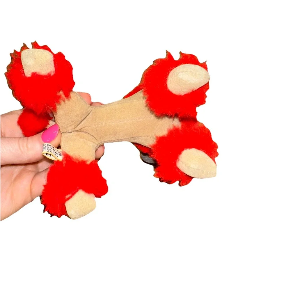 Vintage 1970s Dream‎ Dolls, Brown Red Pom Poodle Dog, R. Dakin & Co.  Japan 7 In